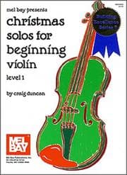 Tapa de Mel Bay Christmas Solos for Beginning Violin