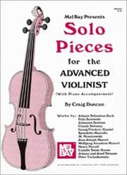 Tapa de Mel Bay Solo Pieces for the Advanced Violinist