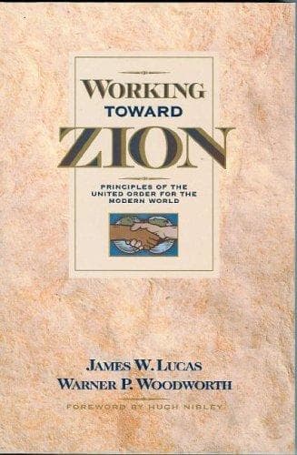 Tapa de Working Toward Zion