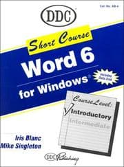 Tapa de Word 6 for Windows
