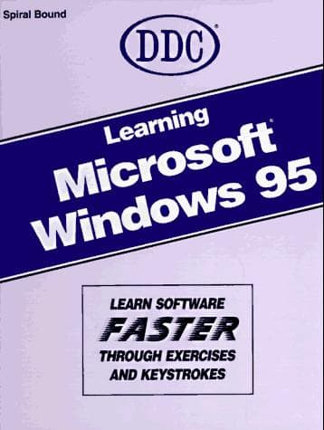 Tapa de Learning Microsoft Windows 95