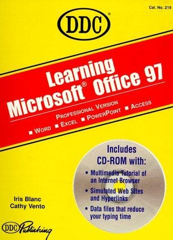 Tapa de Learning Microsoft Office 97, professional version