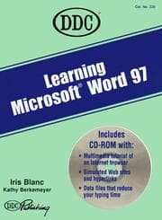 Tapa de Learning Microsoft Word 97
