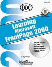 Tapa de Learning Microsoft Frontpage 2000 (Office 2000 Learning Series)