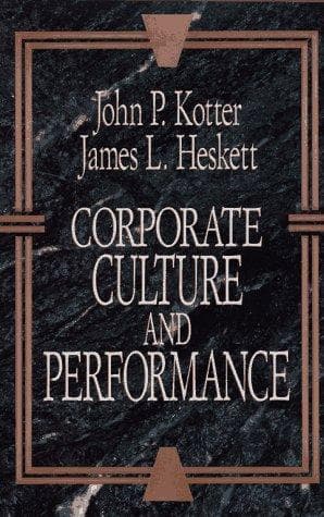 Tapa de Corporate culture and performance