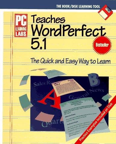 Tapa de PC Learning Labs teaches WordPerfect 5.1