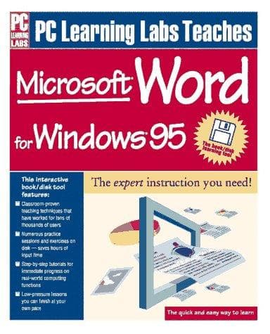 Tapa de PC Learning Labs teaches Word for Windows 95