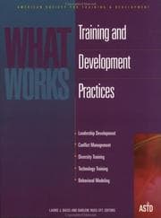 Tapa de Training and development practices