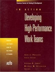 Tapa de Developing High Performance Work Teams, Vol. 1