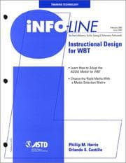 Tapa de Instructional Design for WBT