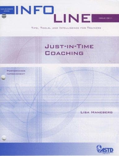 Tapa de Just-In-Time Coaching (Infoline)
