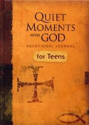 Tapa de Quiet Moment with God Devotional Journal for Teens