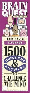 Tapa de Brain Quest: 1500 Questions & Answers to Challenge the Mind: 7th Grade: Ages 12-13