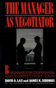 Tapa de The manager as negotiator