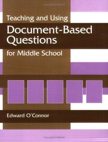 Tapa de Teaching and using document-based questions for middle school