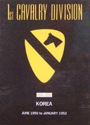 Tapa de 1st Cavalry Division - Korea