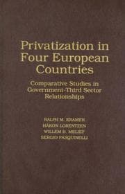 Tapa de Privatization in four European countries