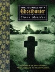 Tapa de The journal of a ghost hunter