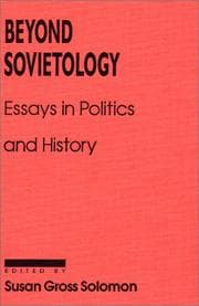 Tapa de Beyond Sovietology