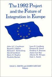 Tapa de The 1992 Project and the future of integration in Europe