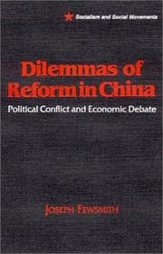 Tapa de Dilemmas of reform in China