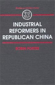 Tapa de Industrial reformers in Republican China