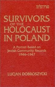 Tapa de Survivors of the Holocaust in Poland