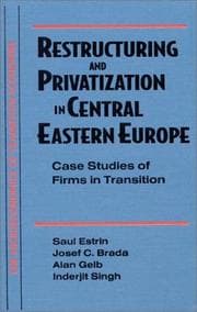 Tapa de Restructuring and Privitization in Central Eastern Europe