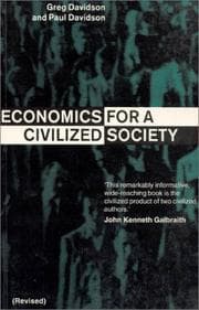 Tapa de Economics for a civilized society