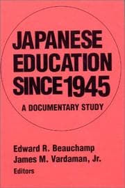Tapa de Japanese Education since 1945