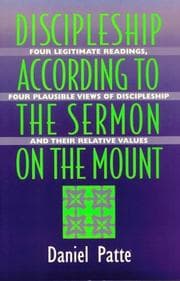 Tapa de Discipleship accordingto the Sermon on the mount