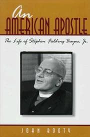 Tapa de An American apostle