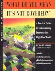 Tapa de What do you mean it's not covered?