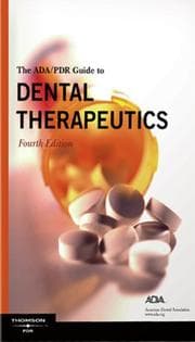 Tapa de The ADA/PDR Guide to Dental Therapeutics (Ada Pdr Guide to Dental Therapeutics)