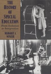 Tapa de The history of special education