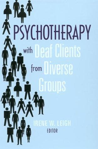 Tapa de Psychotherapy with Deaf Clients from Diverse Groups