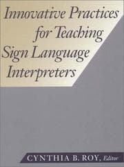 Tapa de Innovative Practices for Teaching Sign Language Interpreters (The Interpreter Education Series, Vol. 1)