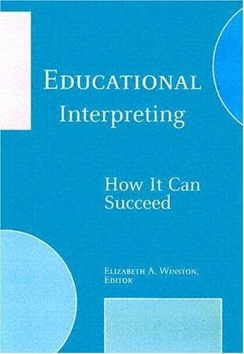 Tapa de Educational interpreting