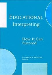 Tapa de Educational interpreting