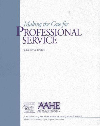 Tapa de Making the Case for Professional Service