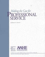 Tapa de Making the Case for Professional Service