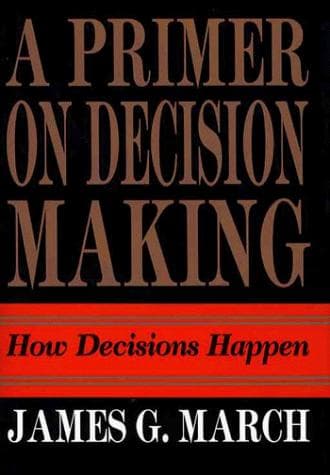 Tapa de A primer on decision making