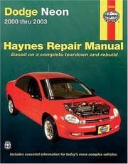 Tapa de Haynes Dodge Neon 2000 thru 2003