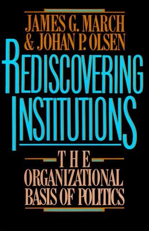 Tapa de Rediscovering Institutions
