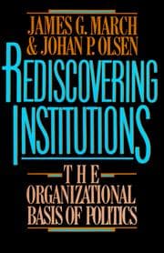 Tapa de Rediscovering Institutions
