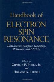 Tapa de Handbook of electron spin resonance