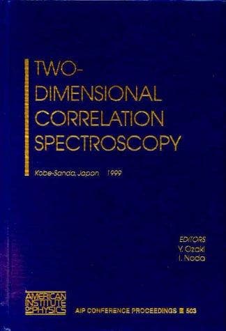 Tapa de Two Dimensional Correlation Spectroscopy