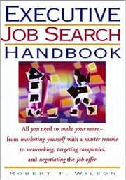 Tapa de Executive Job Search Handbook
