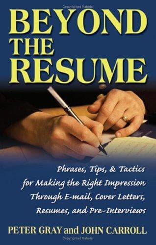 Tapa de Beyond the Resume