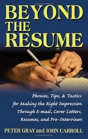 Tapa de Beyond the Resume
